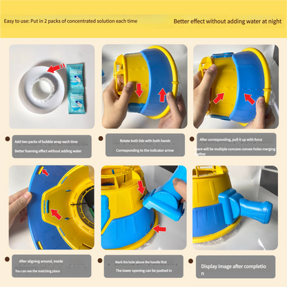 Aurtey Bubble Blaster™ | Otomatik Baloncuk Tabancası